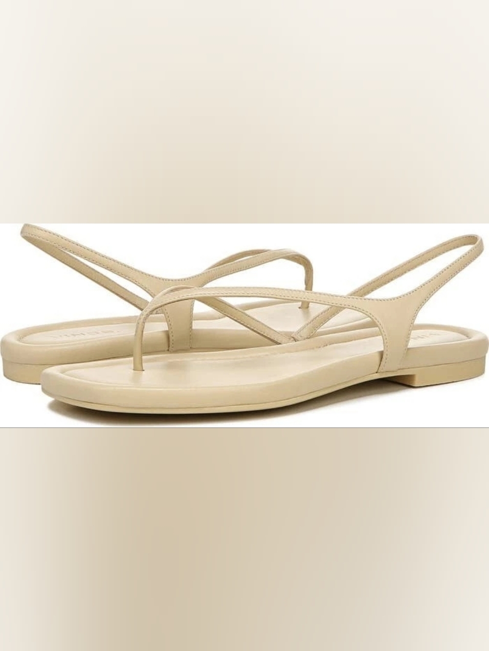 Vince Women's Deana Strappy Sandals in Warm brass - SZ 7.5 NWOB